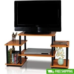 Open Shelf Wooden Tv Stand 32 Inch Flat Screens W/ Multi-functional Storage New. Fixed Price $41.33.