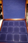 Wood Display Case Only Cherry For 12 Silver Coins Bars Liberia Original #t. Fixed Price $19.95.