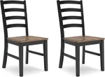 Signature Design By Ashley Wildenauer Dining Chairs Set Of 2, Modern Ladderback. Fixed Price $169.49.