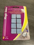 Magic Sliders Adhesive Floor 15/16" Square 8-PACK #08024 Nos. Fixed Price $10.95.