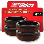 Super Sliders 4 Pack 1.5" Round Felt Furniture For Hardwood Floors - .... Fixed Price $13.68.