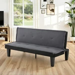 Dark Grey 62.99" Adjustable Futon Sofa Bed For Office And Guest Rooms. Fixed Price $102.58.