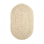 Oval Area Rug 3' X 2' Beige Nylon Renovator's Supply. Fixed Price $70.99.