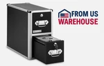 Vaultz Cd File Cabinet, 2 Drawer, Black - VZ01094 New. Fixed Price $48.95.