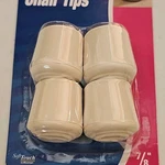 Waxman Softtouch Rubber Chair/table Leg Tips 7/8" White Round 4415. Fixed Price $9.49.