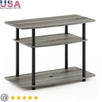 3-TIER No Tools Tv Stand Easy Assembly Storage Rack Media Shelf Furniture New. Fixed Price $53.93.