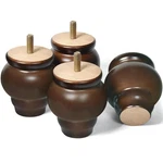 Aoryvic Furniture Legs, Wood Sofa Turned Couch 3 Inch, Dark Brown. Fixed Price $30.29.