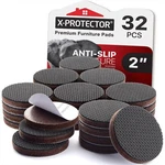Non Slip Furniture Pads For Hardwood Floors 32 Pcs - Round Anti Furni.... Fixed Price $24.25.