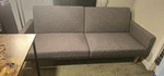 Dorel Home Products Grey Convertible Futon Sofa Bed Modern 3-SEATER Polyester. Fixed Price $130.00.