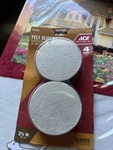 Ace Reusable Felt Sliders For Hardwood Floors 3 1/2" Round #5426440 Pcs.. Fixed Price $9.99.
