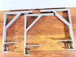 Lot Of 3 Ikea Ekby Re White Desk Shelf Bracket Number 15540. Fixed Price $14.45.