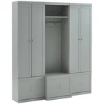 Crosley Furniture Harper 3 Piece Modern Wooden Entryway Storage Set In Gray. Fixed Price $845.53.