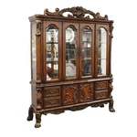 Acme Dresden 4-DOOR Hutch And Buffet With Drawers In Cherry Oak. Fixed Price $2627.65.