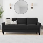 Mainstays Auden 3 Seat Classic Modern Sofa, Gray. Fixed Price $496.00.