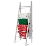 Wood Blanket Ladder, 57.5'' Rustic Towel Quilt Throw Ladders For The .... Fixed Price $46.07.