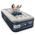 Twin Air Mattress Built Pump 18 Raised Portable Camping Idoo Compact Blow. Fixed Price $129.99.