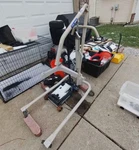 Invacare 9805P Hydraulic Patient Lift Support Lightweight 450 Lb Capacity. Fixed Price $250.00.