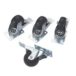 Woodriver 3" Casters Double Locking Swivel With Hole Mounting Plate 4-PIECE. Fixed Price $68.98.