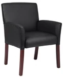 Boss Box Arm Guest, Accent Or Dining Chair W/mahogany Finish Model # B619. Fixed Price $215.02.