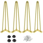 Osring 18 Inch Hairpin Table Legs 1/2 Dia 3-RODS Metal Furniture For. Fixed Price $72.90.