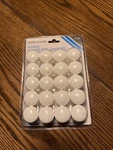 Vinyl Chair Tips 20 Pack 1'' Inch White - Sontax New. Fixed Price $10.00.