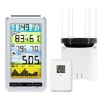 Rain Gauge Wireless Indoor Outdoor Thermometer With Color Display Screen - WS020. Fixed Price $78.45.