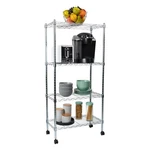Mind Reader Storage Shelves Garage Wheels MET4TWHEEL-SILVER. Fixed Price $72.14.