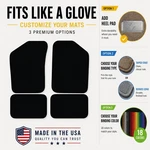Avery Touring Black Carpet Front & Rear Floor Mats For 1987-1990 Sentra #L0. Fixed Price $132.40.