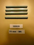 4 New Ikea Threaded Rods Pins Screws M6 70MM Part # 100020. Fixed Price $8.55.
