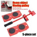 Heavy Furniture Moving System Lifter Kit 5PCS 13.6IN Slider Pad Roller Move Tool. Fixed Price $16.99.
