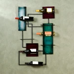 Southern Enterprises Wine Storage Wall Sculpture - Hand Painted. Fixed Price $159.99.