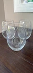 3 Southern Jubilee "l Initial Monogram Old Fashion Wine Glass Barware. Fixed Price $18.00.