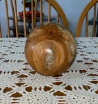 Natural Teak Root Ball With Resin Fillers Sphere. Fixed Price $145.00.