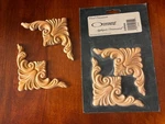 Ornamental Wood Mouldings Trim Elements 4 Pieces 3319PKWHW. Fixed Price $10.95.