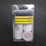 4-PACK 19204 Shepherd 1-1/8" White Vinyl Slip-on Protective Leg Tips. Fixed Price $8.46.