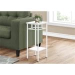 Monarch Accent Table In Metal White. Fixed Price $74.92.