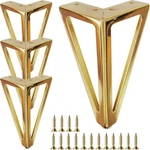 Jaswass 6 Inch Gold Metal Furniture Legs Set 4, Heavy Duty Sofa/cabinet/ta.... Fixed Price $26.09.