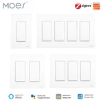 Moes Zigbee Smart Single Pole Wall Light Switches Alexa Google App Remote. Fixed Price $36.79.