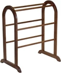 Wooden Quilt Rack Blanket Hanger Holder Stand Room Dorm Cabin. Fixed Price $44.99.