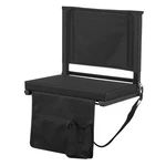 Uimoso Folding Bleacher Chair With Backrest And Padded Cushion For Stadium Use. Fixed Price $22.29.