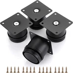 4PCS 2 Inch Stainless Steel Furniture Feets Metal Cabinet Desk Legs, Adjust. Fixed Price $21.32.