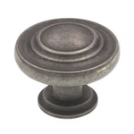 Amerock Inspirations BP1586-WN Weathered Nickel 3/8" Ringed Cabinet Knob Pull. Fixed Price $6.78.