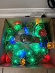 Ikea Skina Christmas/anytime Wreath Chandelier Green Floral Lights Ola Wihlborg. Fixed Price $34.99.