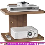 2-SHELF Wood Floating Wall Storage Organizer W/ Cable Management System Us. Fixed Price $47.02.