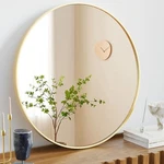 Gold Round Wall Bathroom Mirrors Over Sink Circle For Bedroom. Fixed Price $83.31.