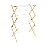 Household Essentials X-frame Clothes Drying Rack, 15", Natural/white Pine. Fixed Price $50.05.