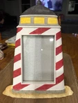 Ceramic Lighthouse Picture Frame Nautical Theme For 3-1/2" X 5 Photo. Fixed Price $11.50.