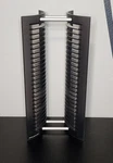 Vintage Atlantic Cd Storage Rack Tower Holds 25 Discs 15.5 Tall Music. Fixed Price $29.95.