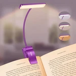 Rechargeable Book Light Reading Bed 3-COLOR Temp. 19 Led Memory Gooseneck 80 Hr. Fixed Price $10.78.