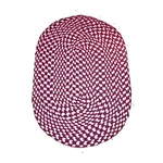 Oval Area Rug 9' X 7' Red Nylon Renovator's Supply. Fixed Price $312.99.